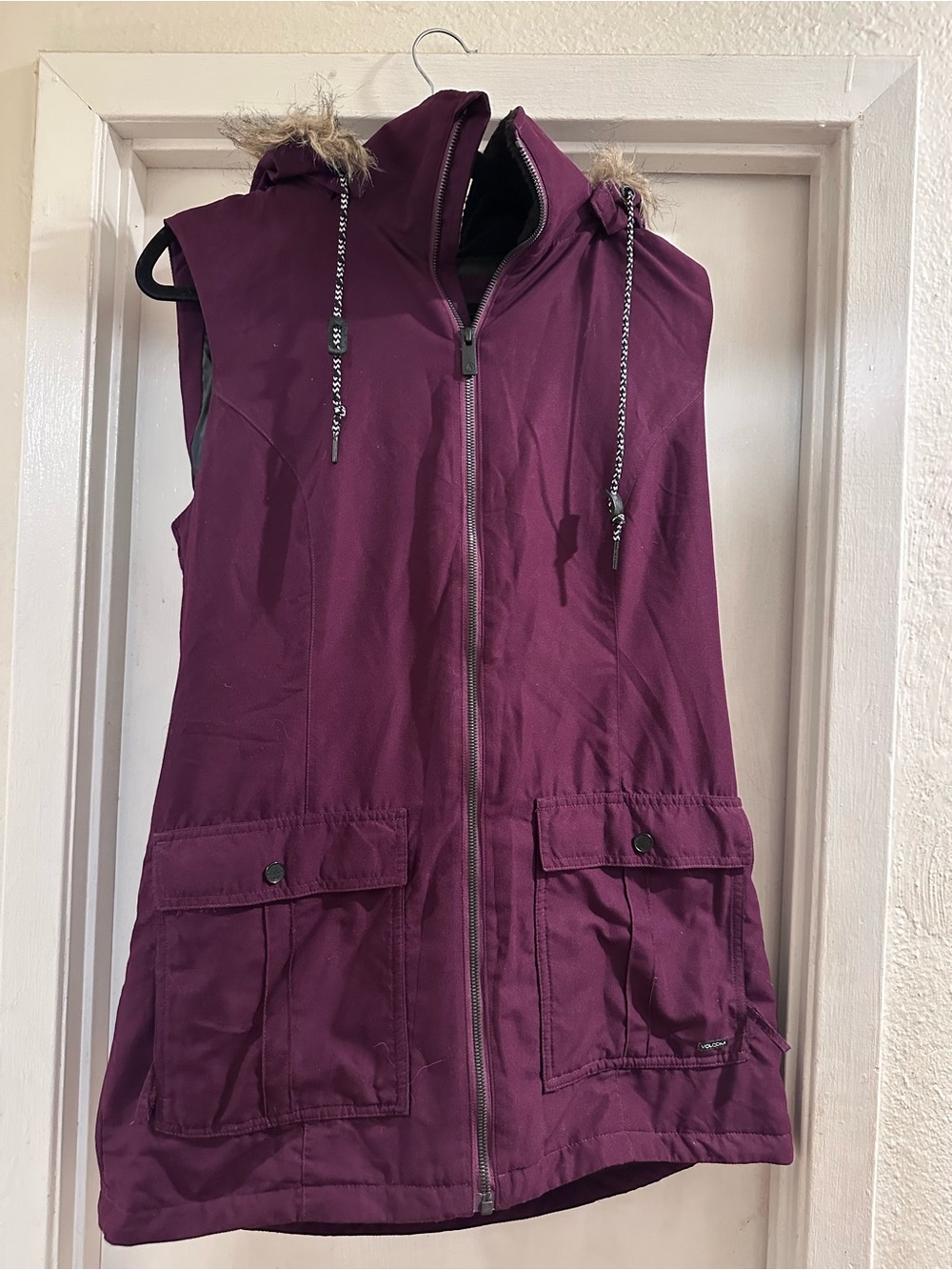 Volcom Plum Sleeveless Utility Vest
